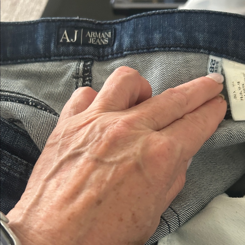 Armani Jeans Women's Dark Blue Denim